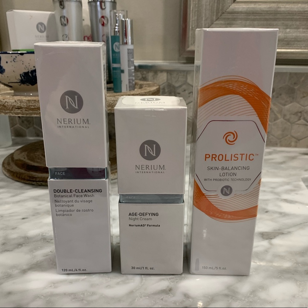 Nerium Night Cream Face Wash Prolistic Lot